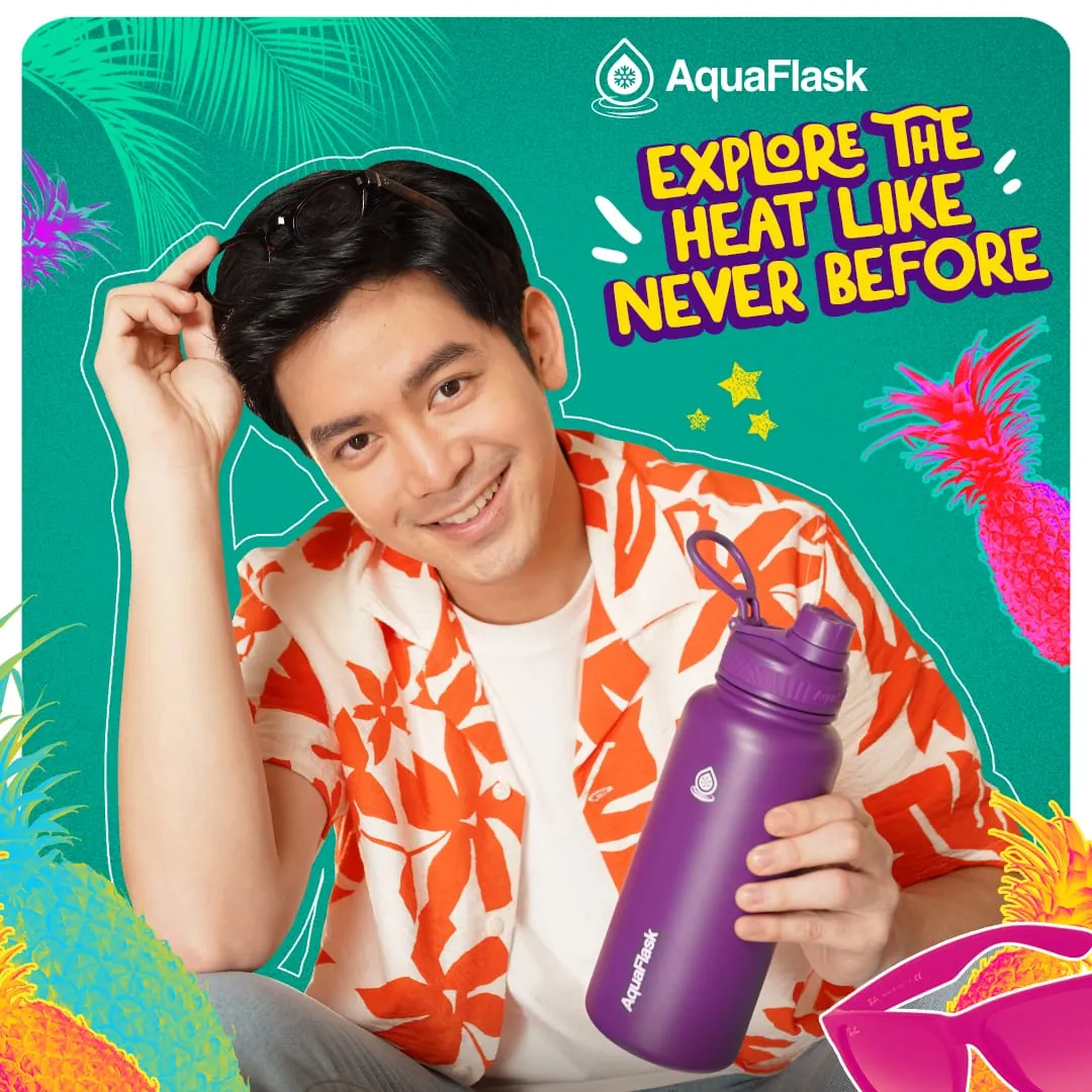 AquaFlask summer campaign creative