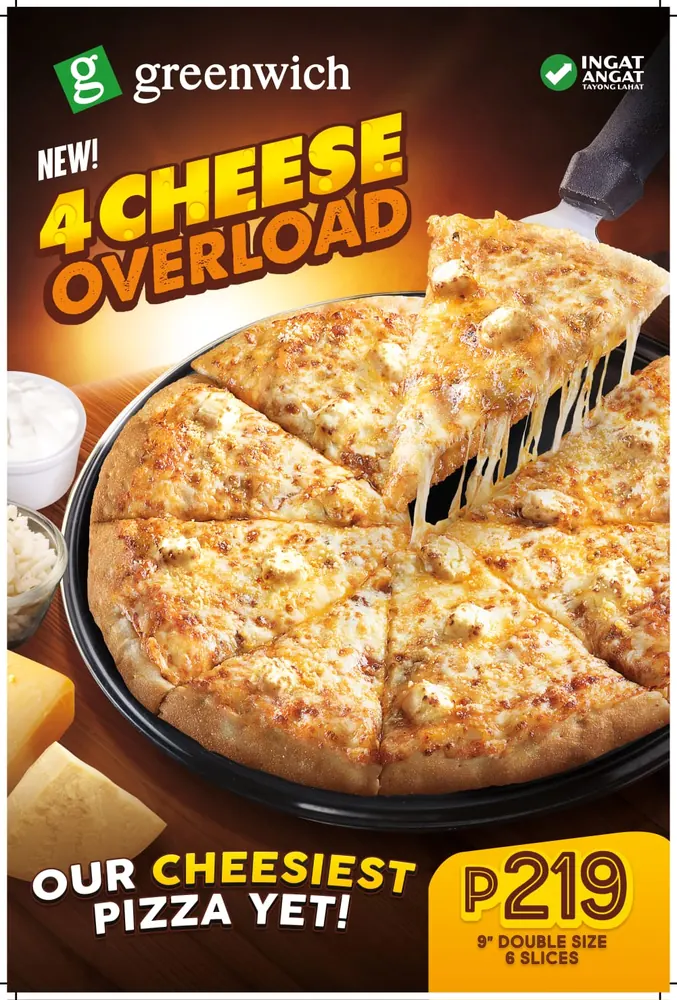Greenwich pizza campaign creative