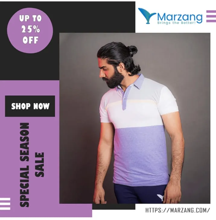 Marzang fashion campaign creative